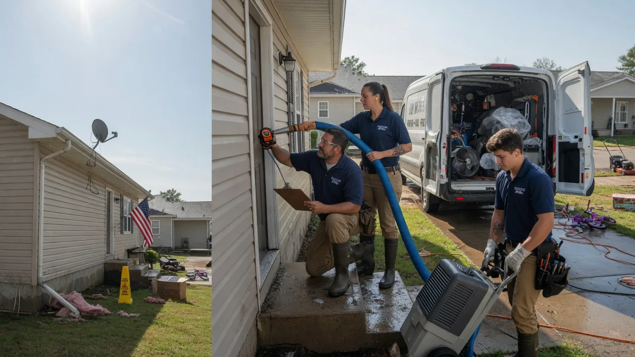 Ceiling Water Damage Restoration in Lusk, WY near me